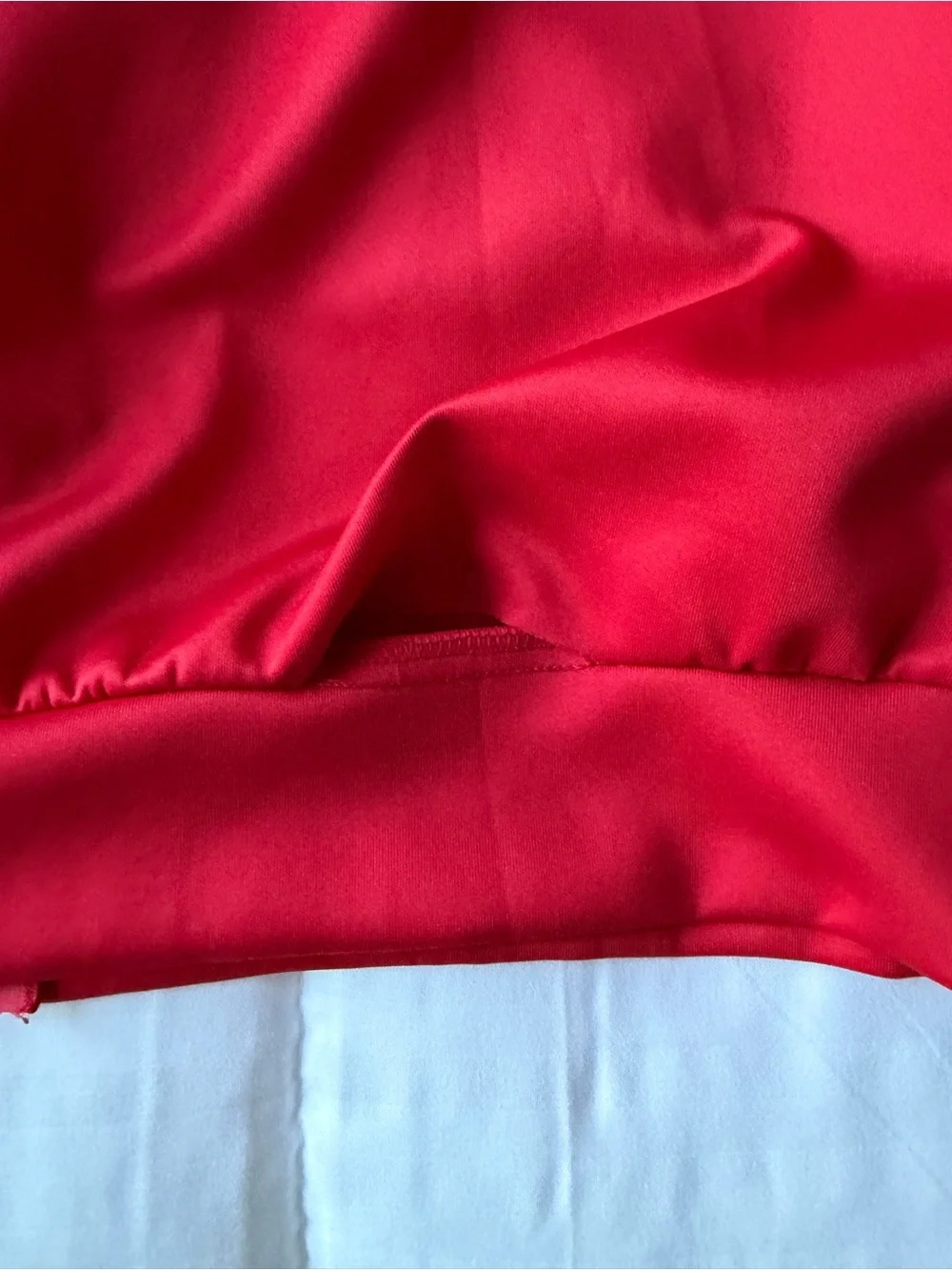 Jordan Red Full-Zip Hoodie with Black Graphic Sleeves